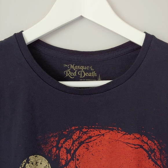 Lootwear Exclusive The Masque Of The Red Death Grafic T-Shirt Black Size Large - Picture 3 of 8